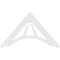 Ekena Millwork Pitch Stanford Architectural Grade PVC Gable Pediment, 48"W x 28"H x 1"P (14/12) GPP048X028X100STA - alternate 5